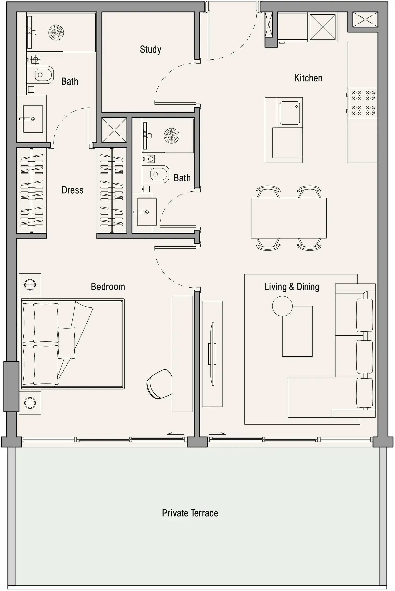 Floor Plans for 113 Residences by Iman in Dubai
