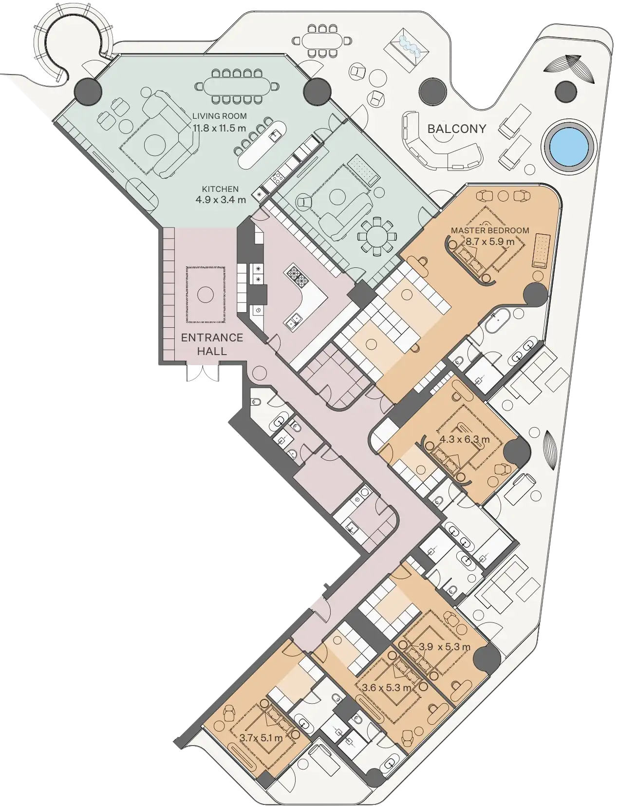 Floor Plans for Eywa by R.Evolution in Dubai