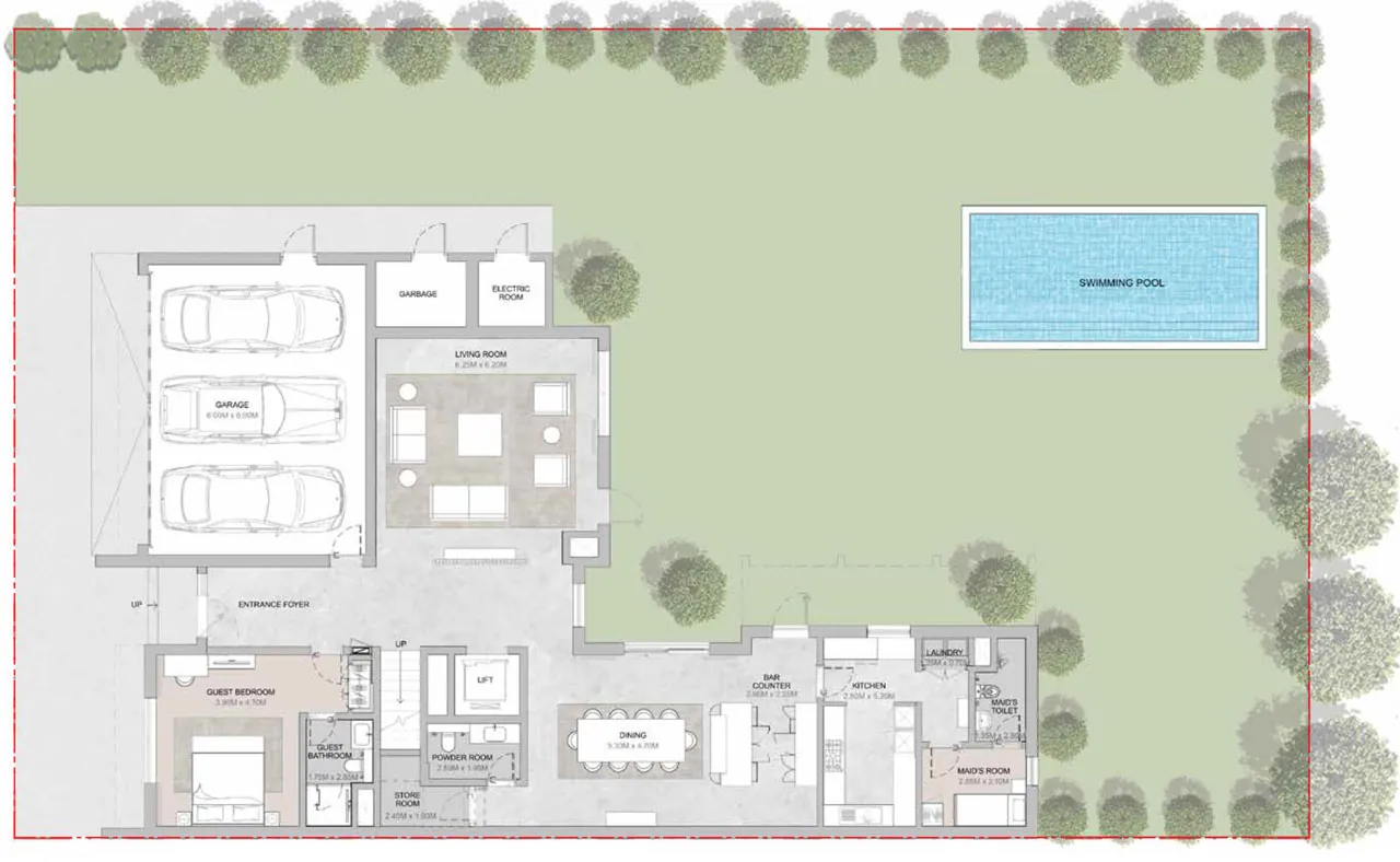 Floor Plans for Sobha Elwood Villas in Dubai