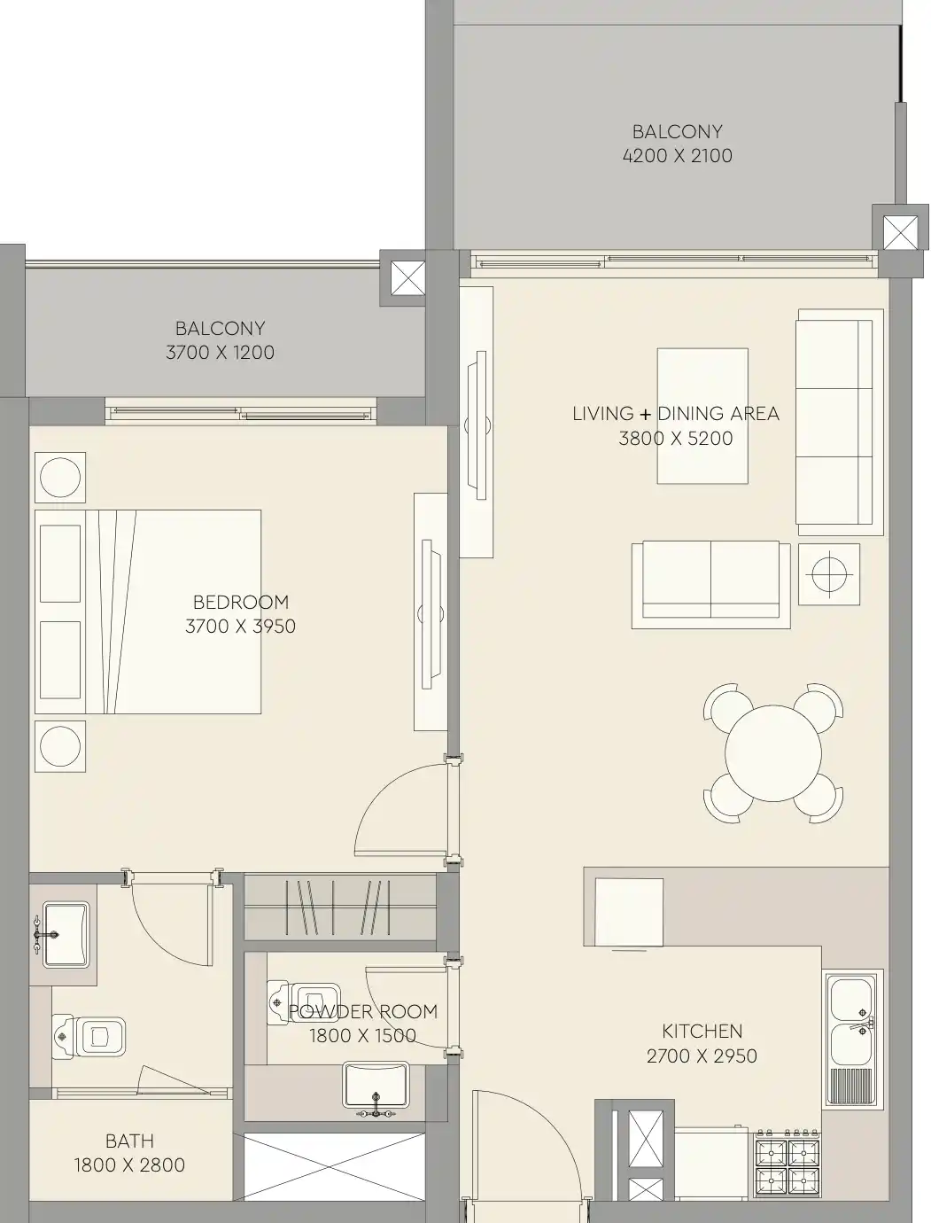 Floor Plans of Meraki The Haven 2