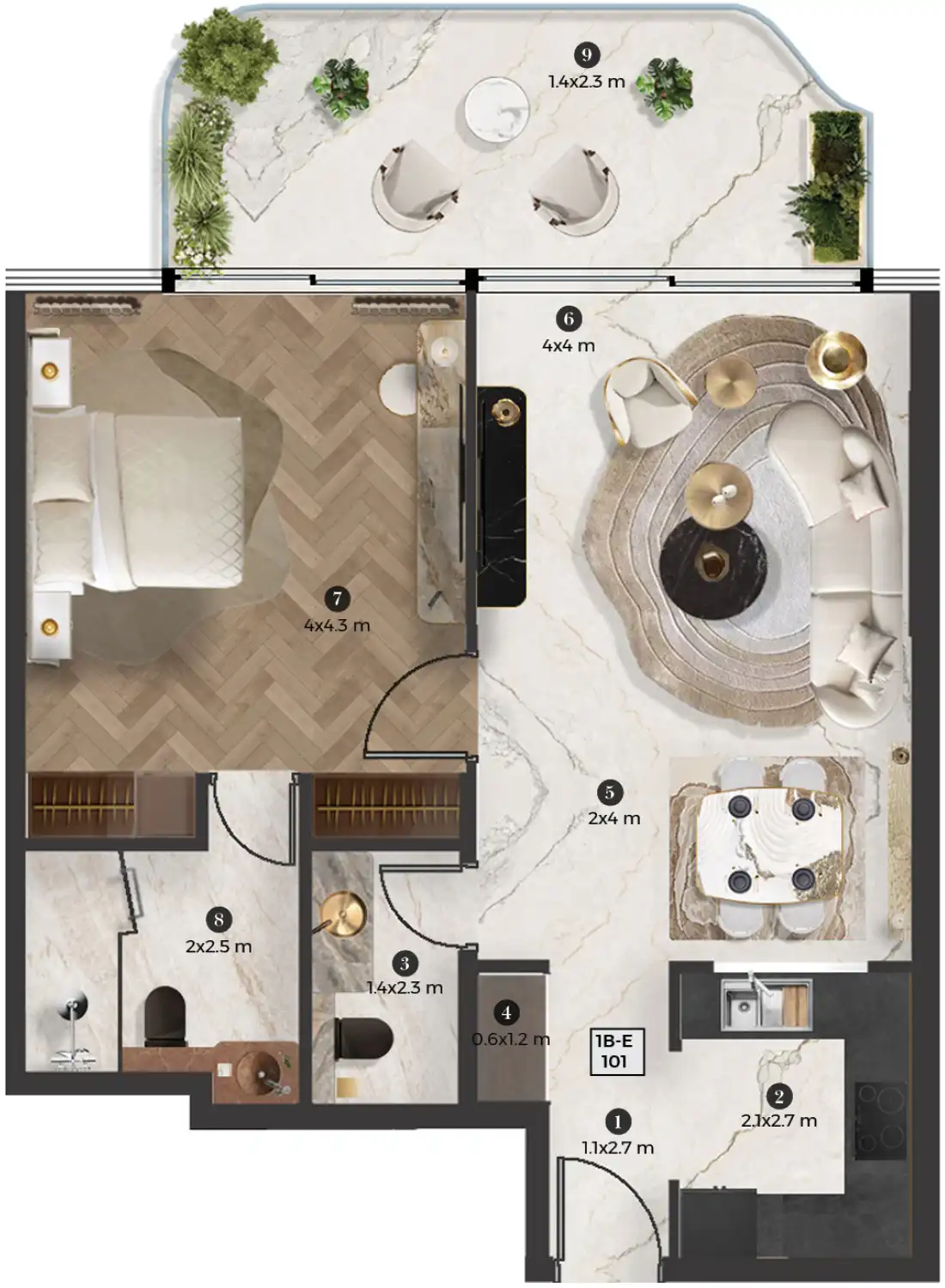 Планировка Stellar by Elie Saab