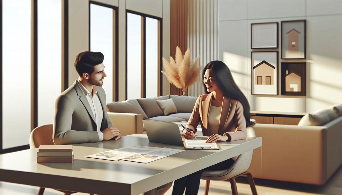 Стоит ли открывать ИП для владения недвижимостью в Грузии Агент и клиент обсуждают варианты владения недвижимостью