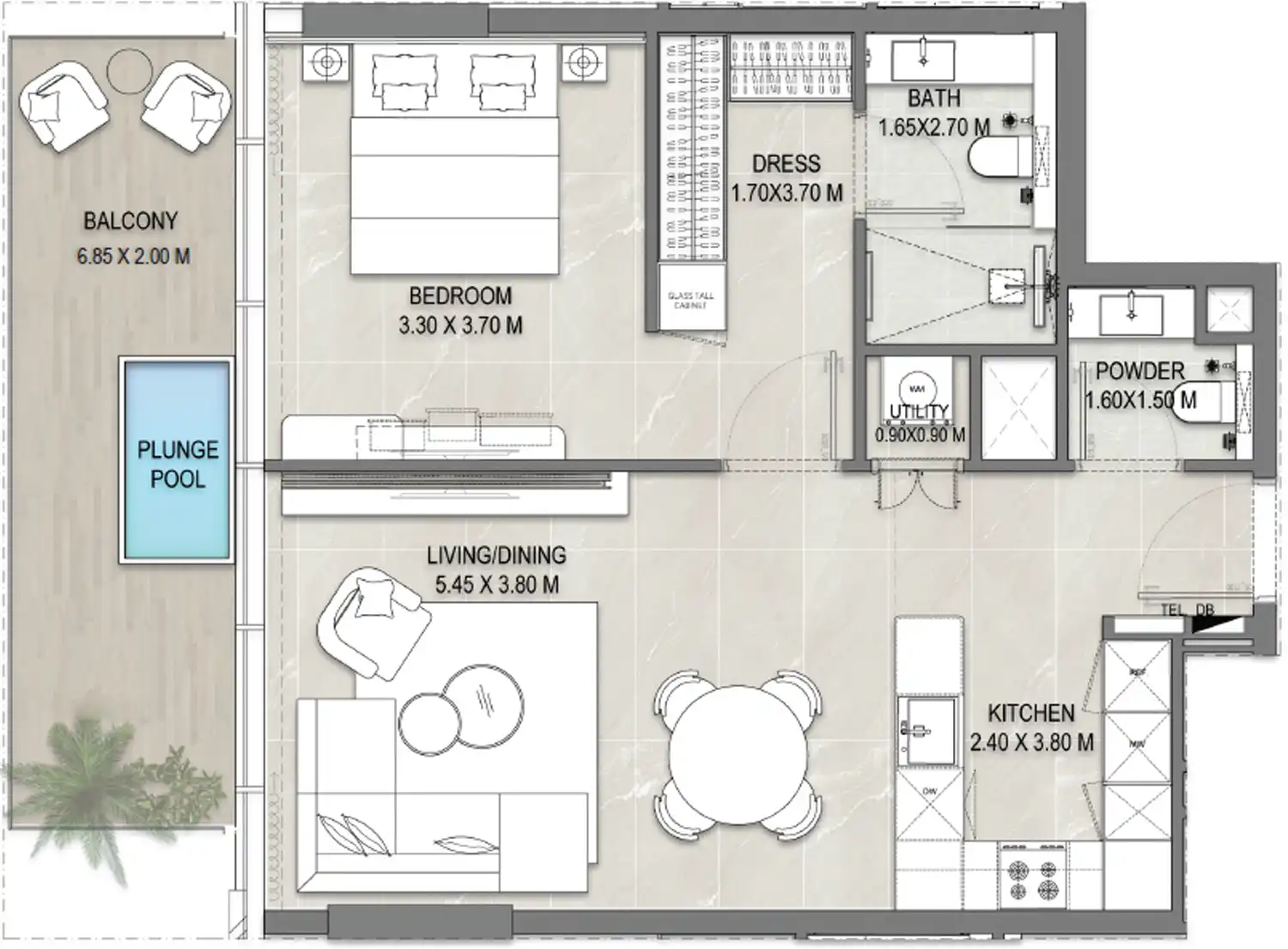 Floor Plans for Allegro Park in Dubai