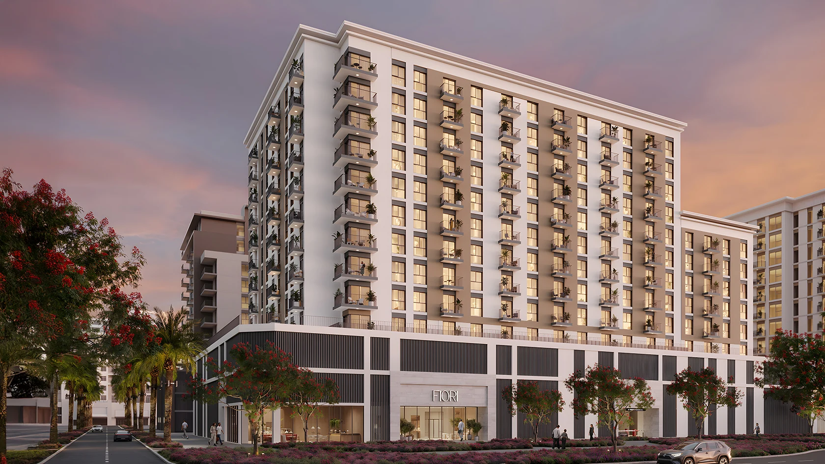 Апартаменты Nshama Fiori Residences at Town Square Dubai (Таун Сквэр Дубай)