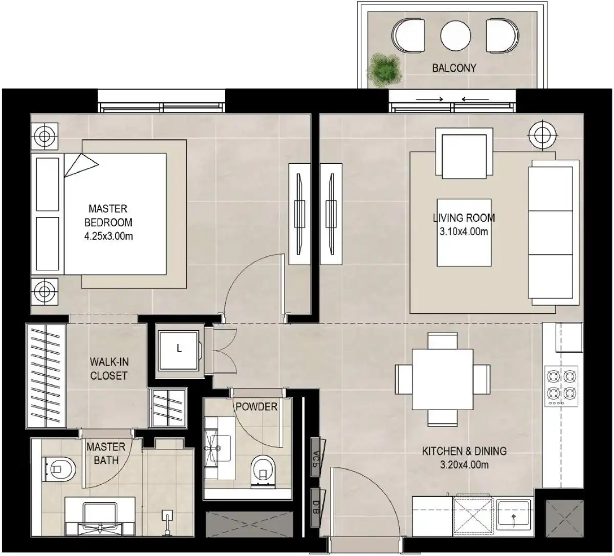 Floor Plans of Nshama Olbia at Town Square Dubai