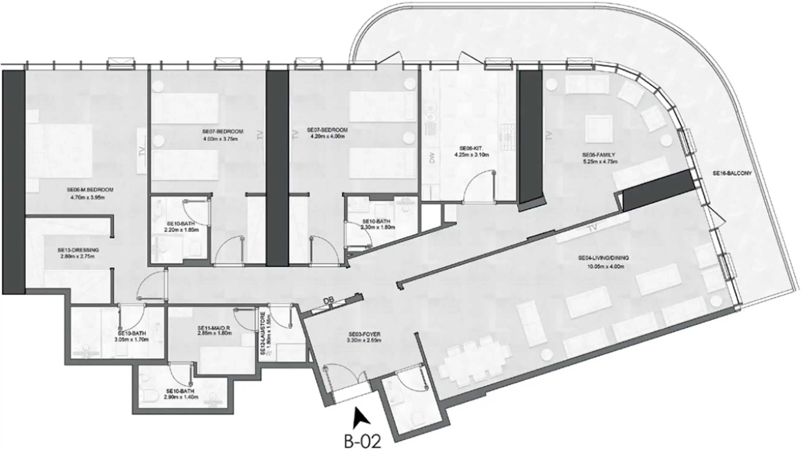 Floor Plans for Joud Tower at Al Mamzar in Sharjah
