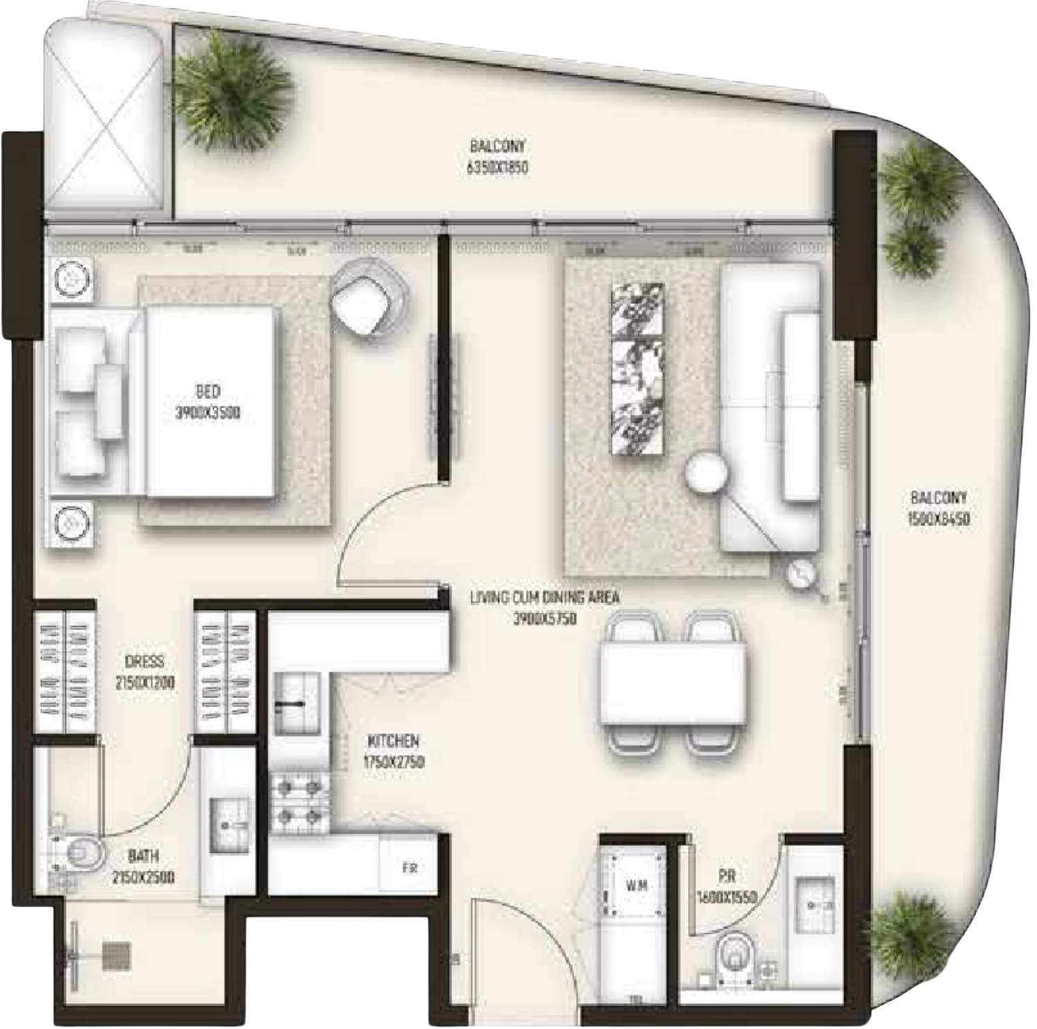 Floor Plans of Sonate Residences JVT