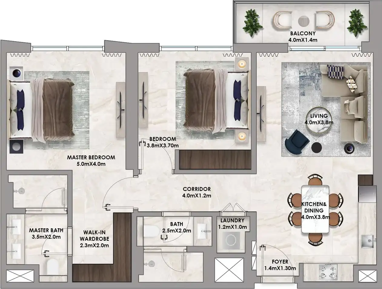 Floor Plans for Emaar Address Residences Dubai Hills Estate in Dubai