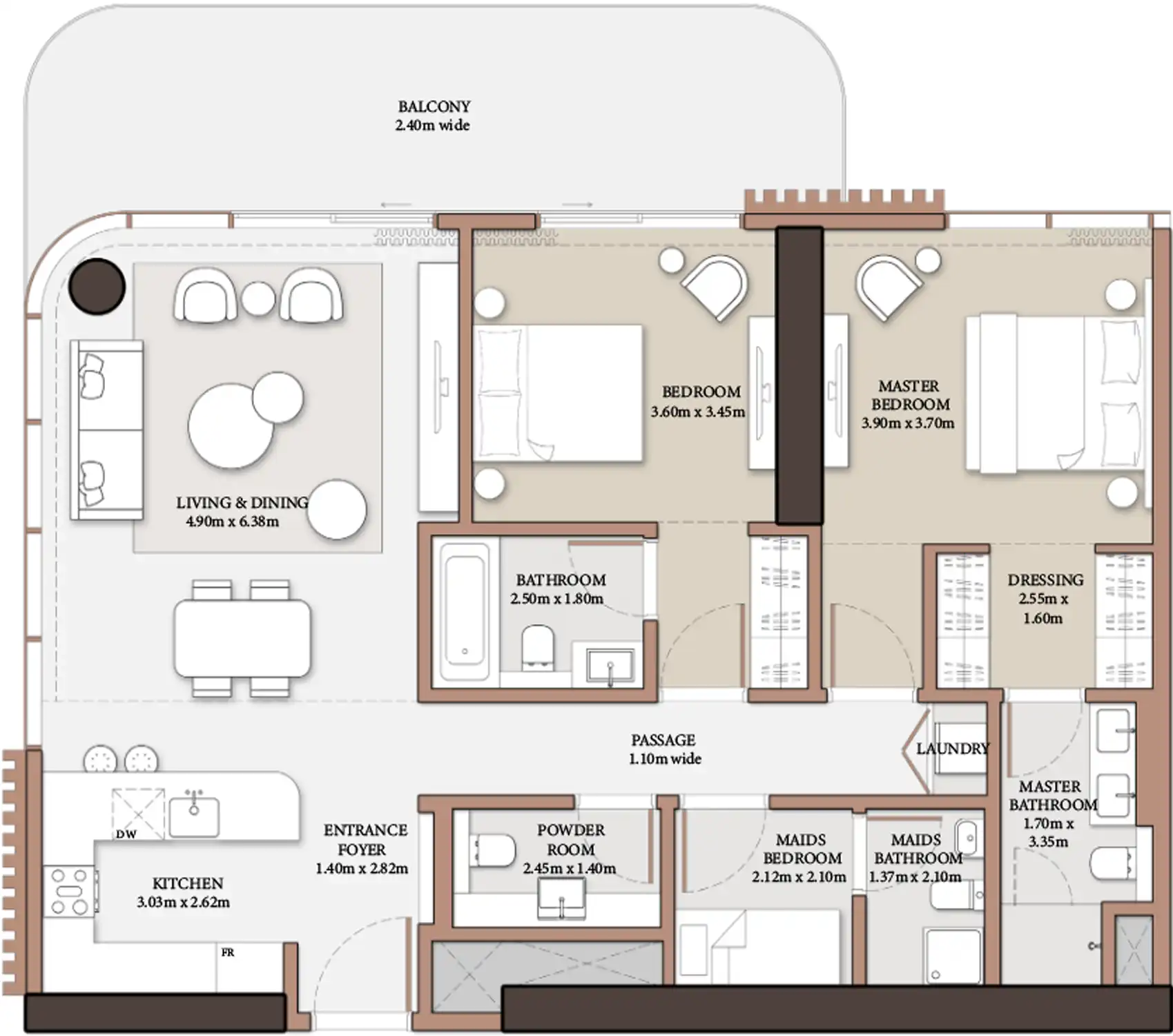 Планировки Meraas The Edit at d3