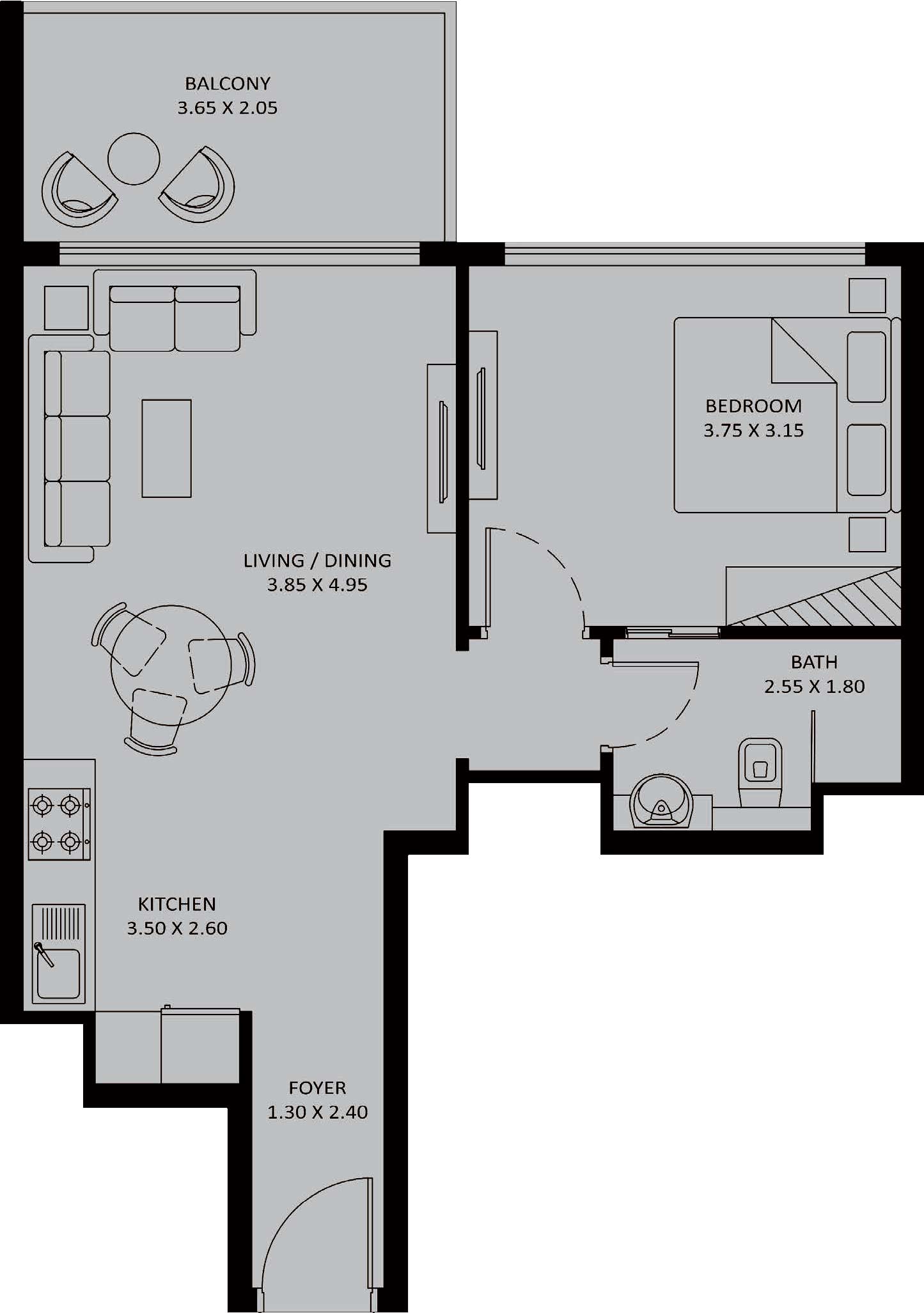 Floor Plans of Danube Oasiz