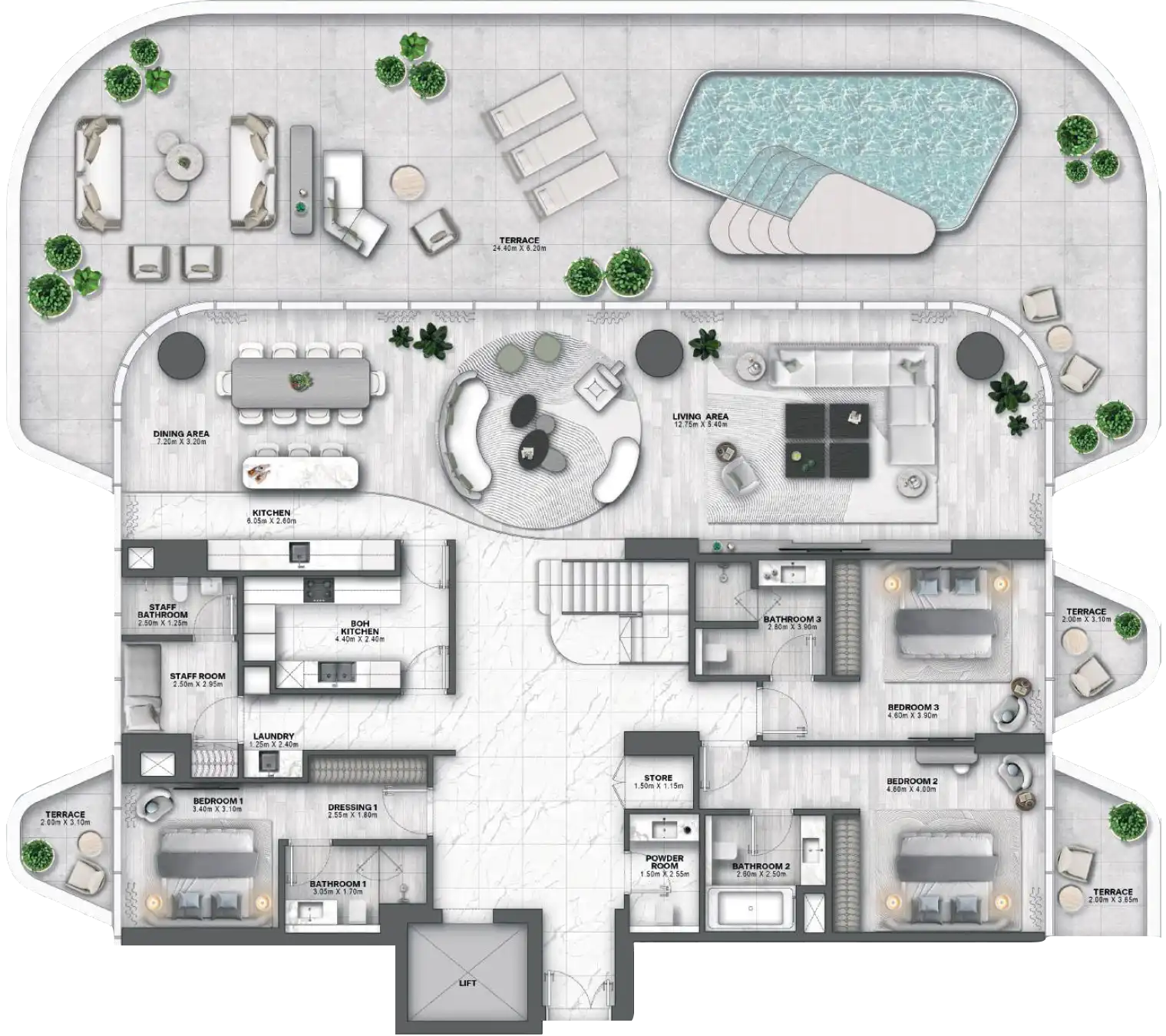 Floor Plans of Passo by BEYOND