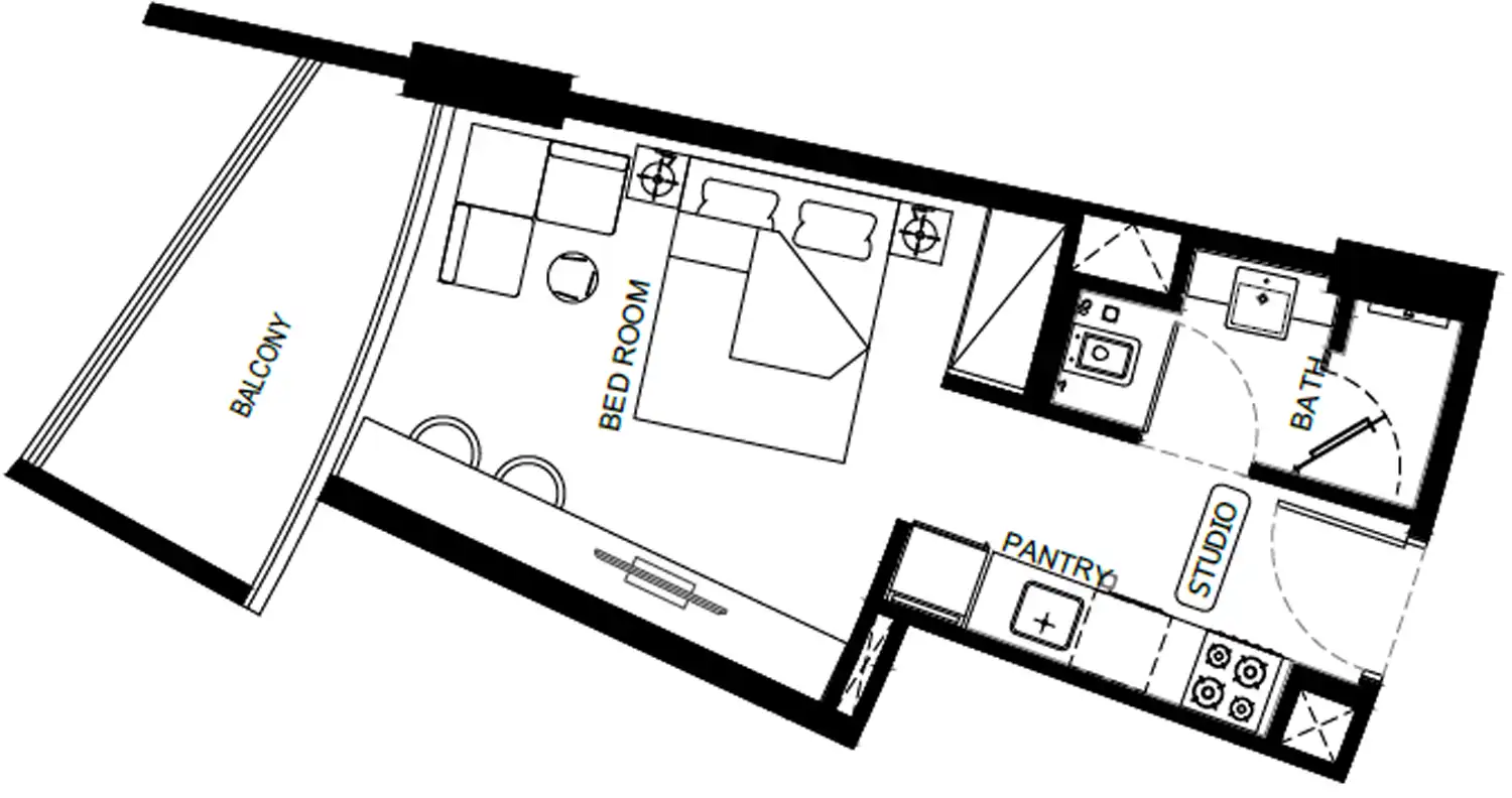 Floor Plans of Binghatti Hillcrest