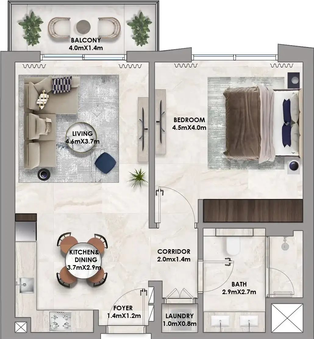 Floor Plans for Emaar Address Residences Dubai Hills Estate in Dubai