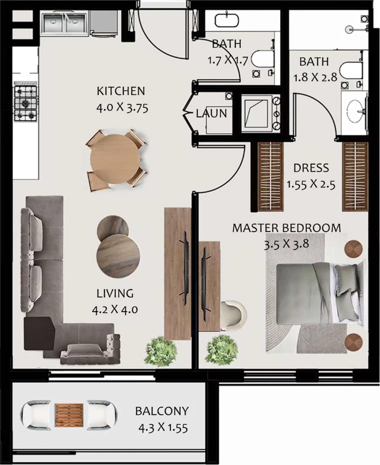 Floor Plans of Wasl Hillside Residences