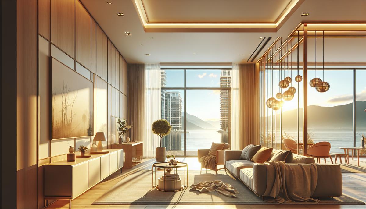 Сколько стоит купить студию в Батуми Студия с видом на море в Батуми, светлый интерьер