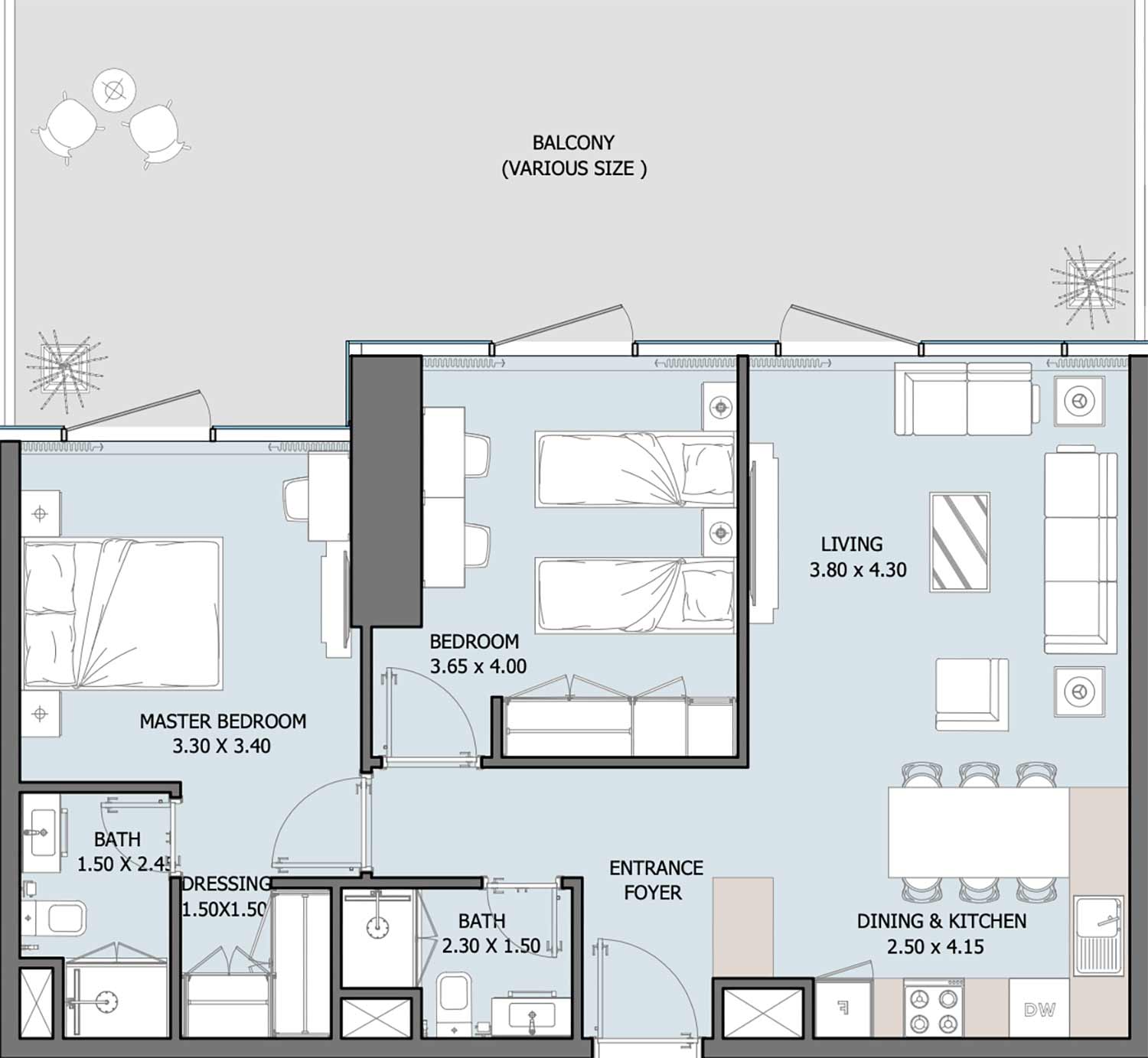 Floor Plans of Reportage Tower