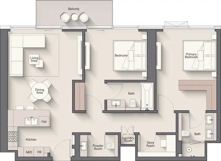 Floor Plans of Ellington Riverton House