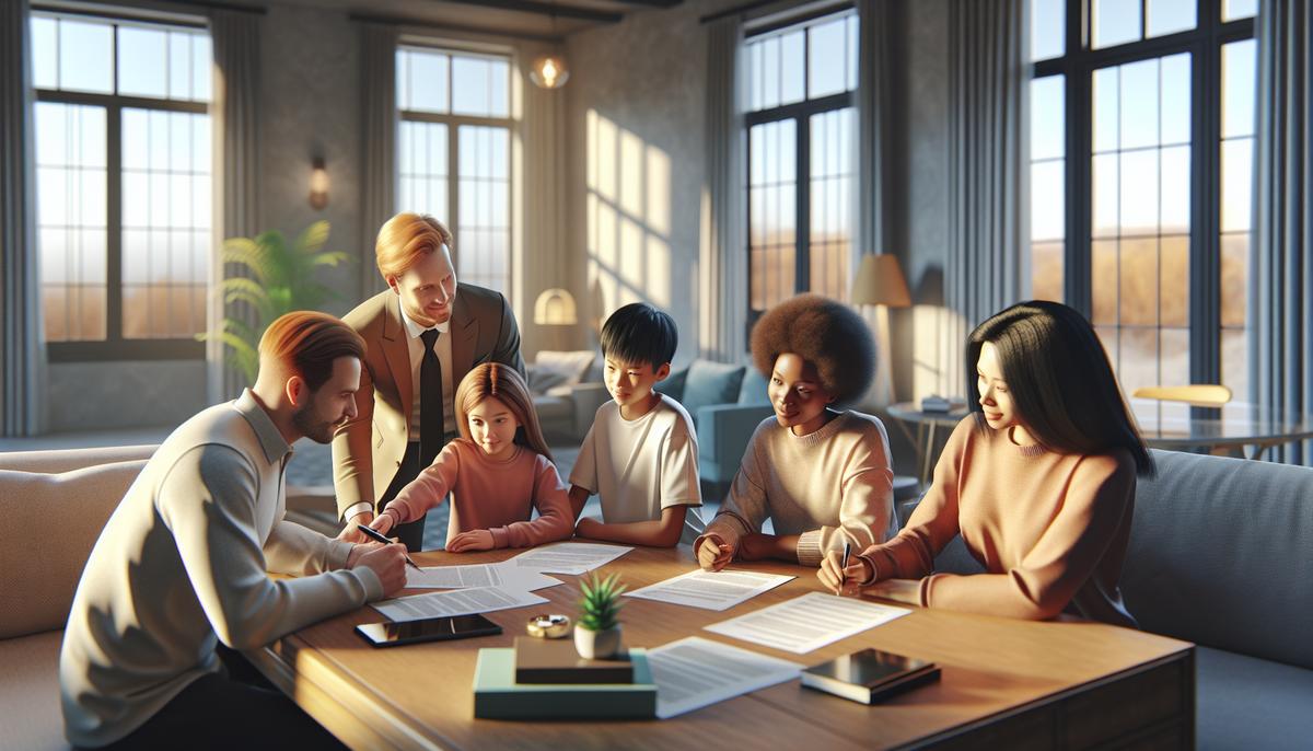 Наследство недвижимости в Грузии: базовые шаги и сроки Семья с документами на квартиру