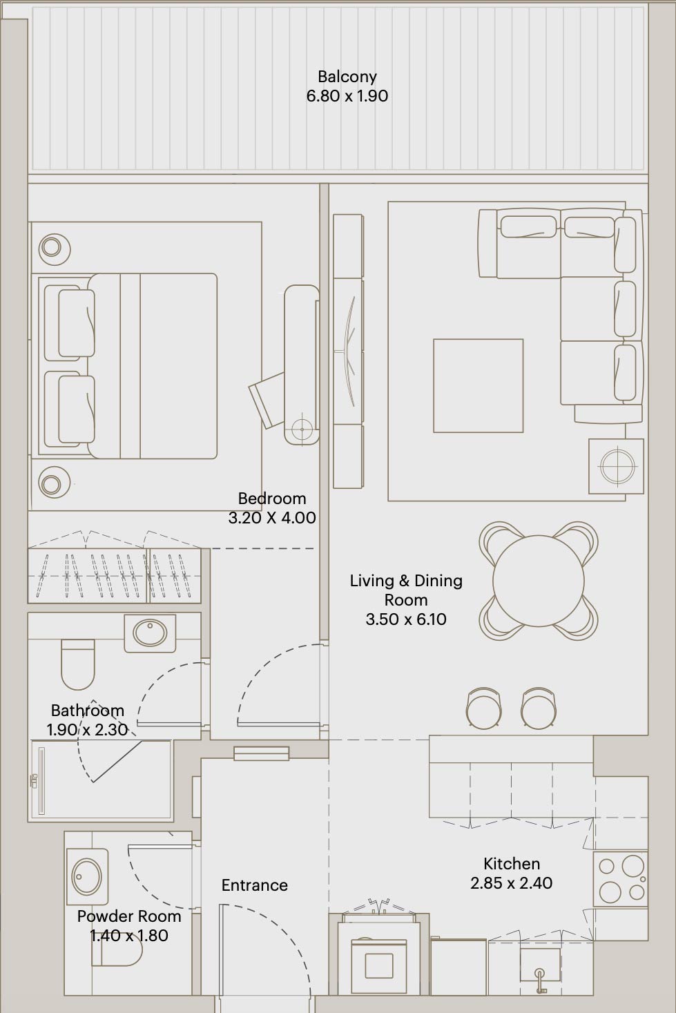 Floor Plans of Eleve by Deyaar