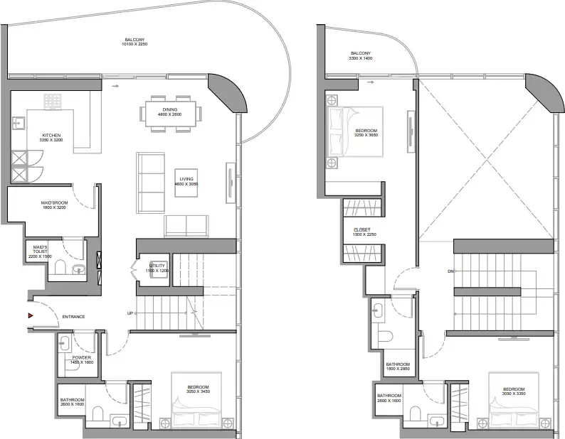 Floor Plans of Sobha Aquamont