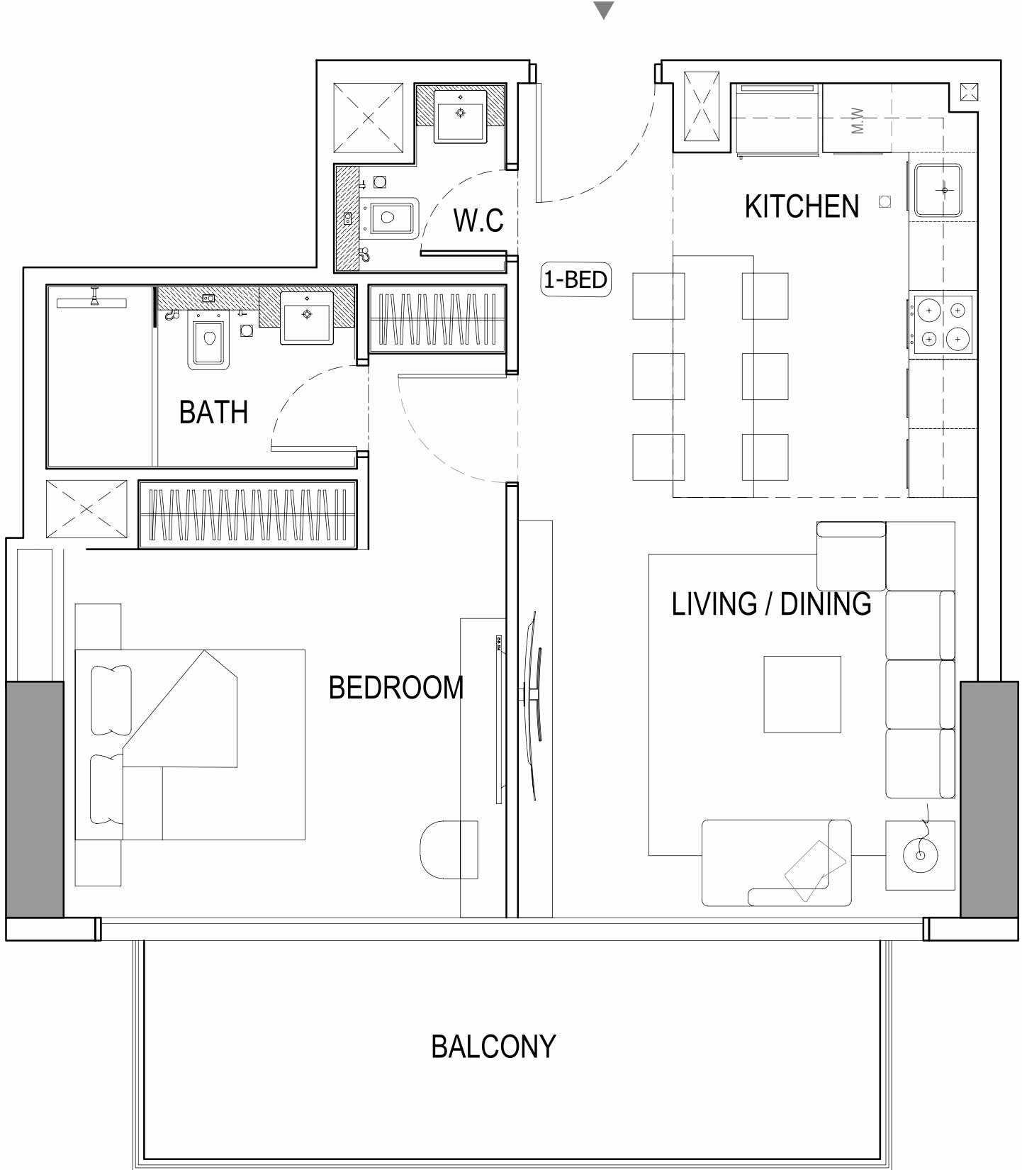 Floor Plans of Binghatti Azure