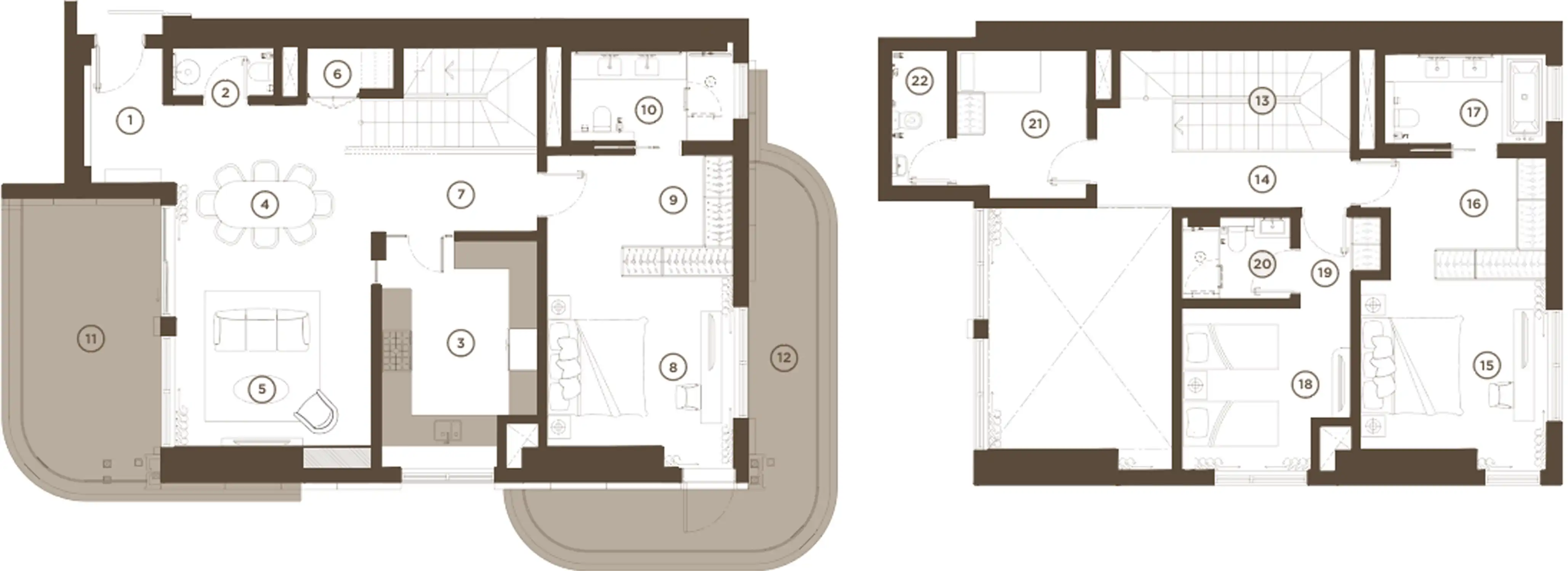 Планировка Rixos Al Reem Residences