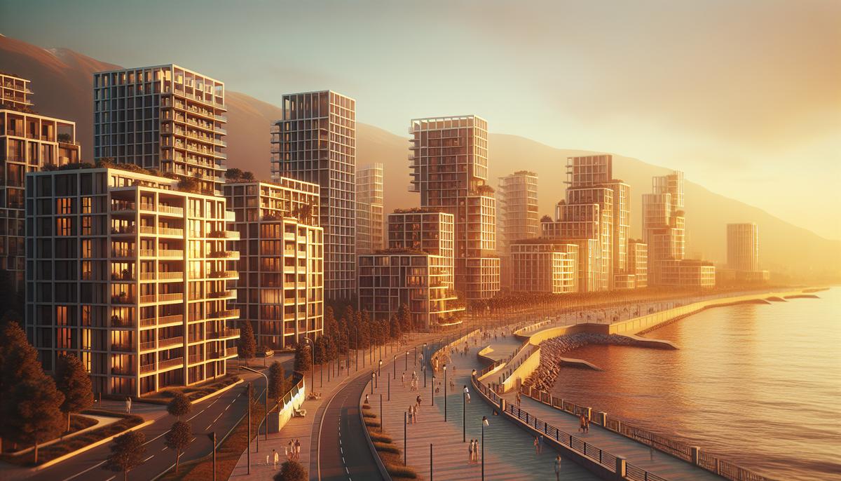 ТОП-7 новостроек Батуми с видом на море Жилой современный дом в Батуми с панорамными окнами и видом на море