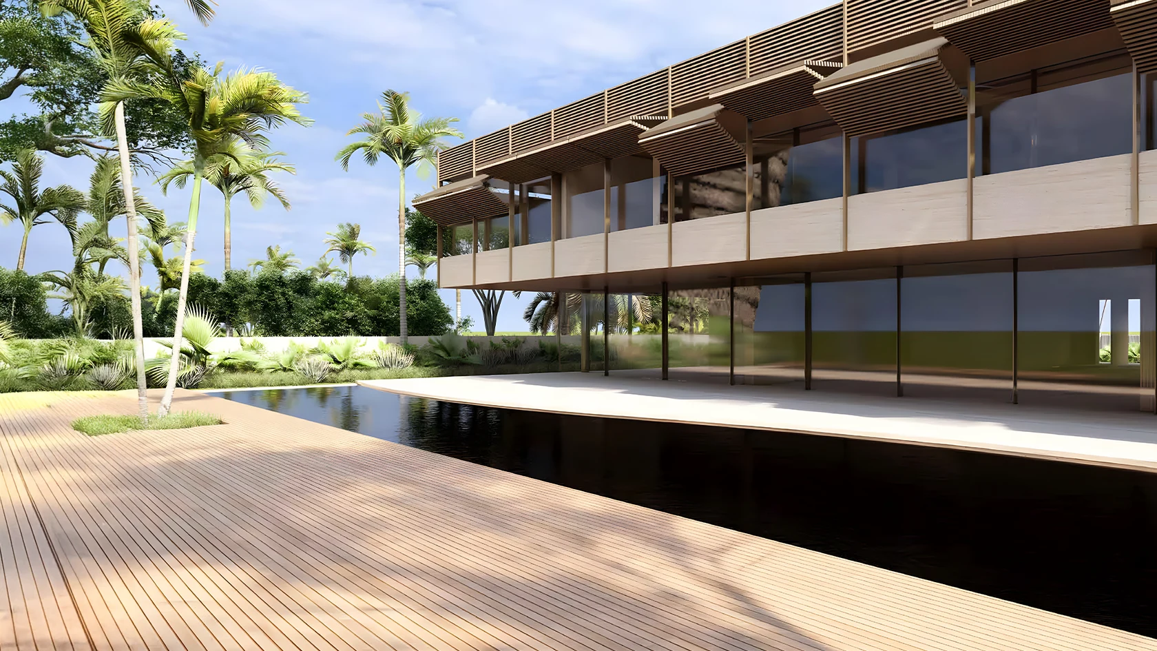 Виллы Sea Mirror Villas на острове Jumeirah Bay в Дубае
