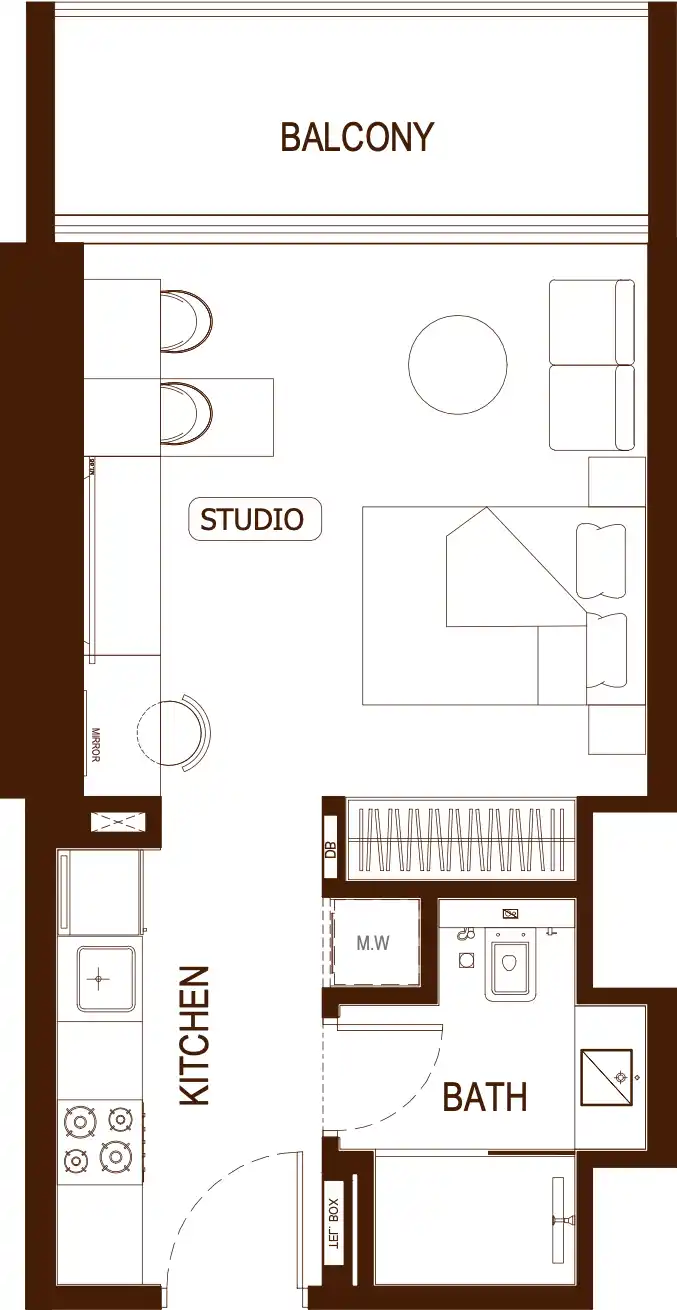 Floor Plans of Binghatti Hillviews