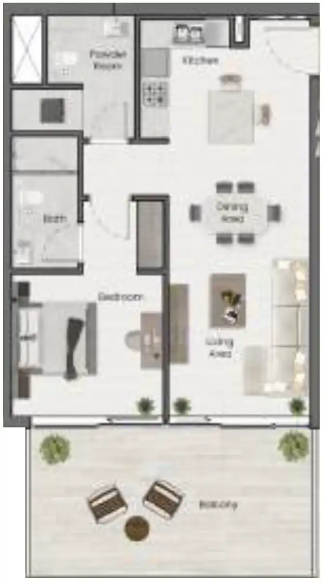 Floor Plans for Belmont Park by MAK Developers in Dubai