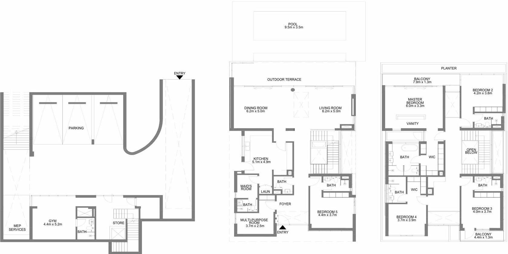 Floor Plans of Maha Villas Expo City Dubai