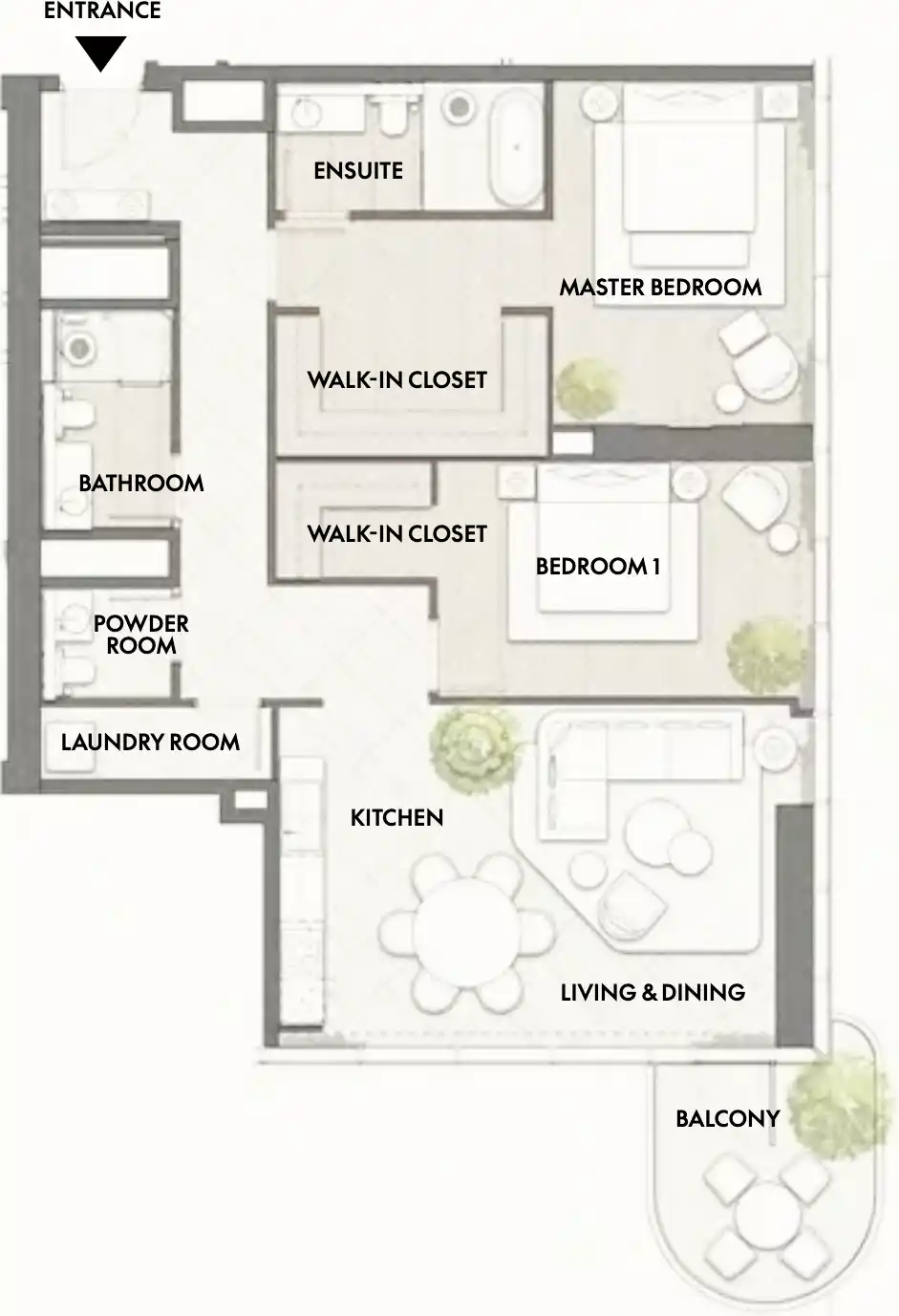 Floor Plans of W Residences Dubai Jumeirah Lake Towers