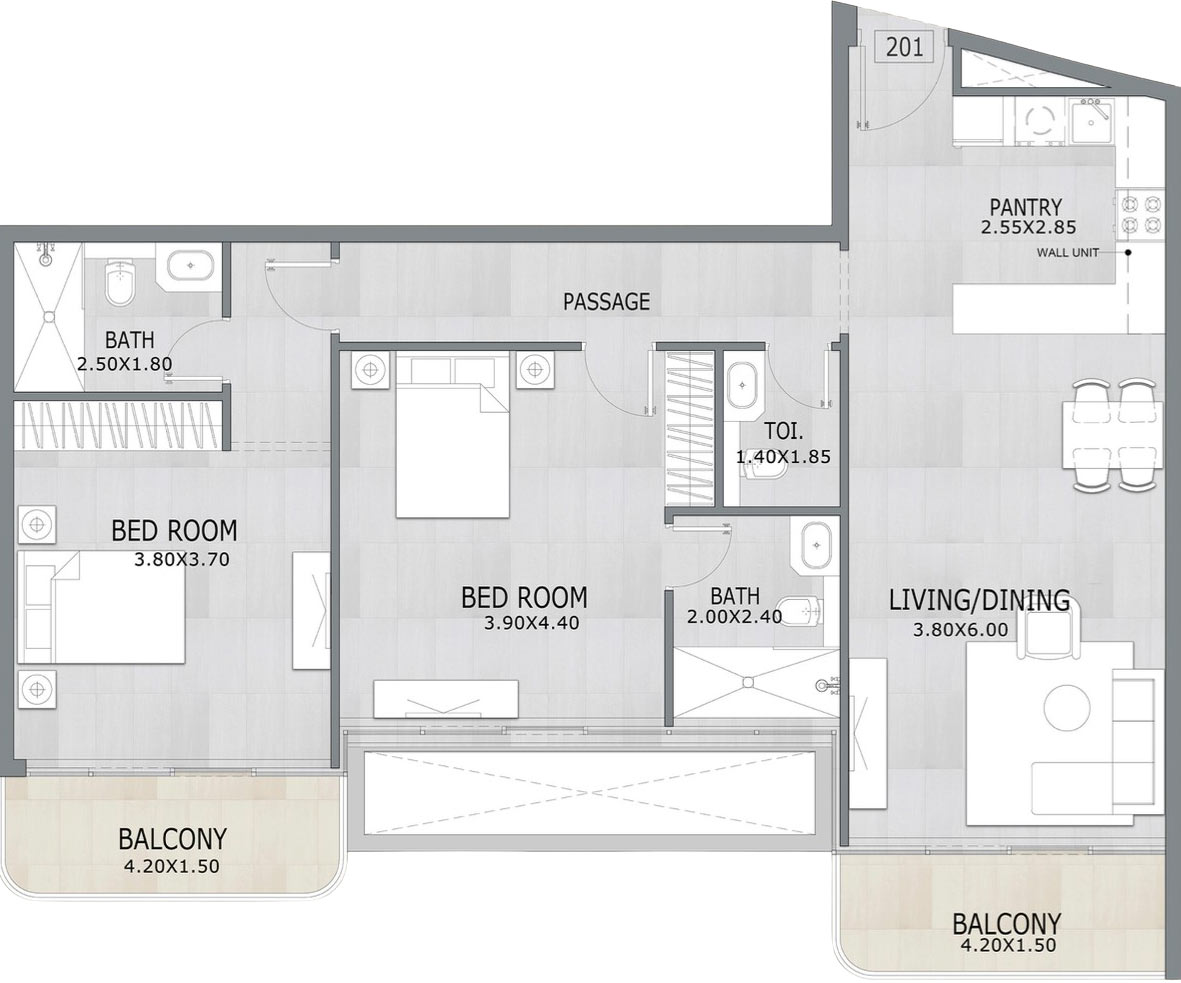 Floor Plans of Floarea Vista