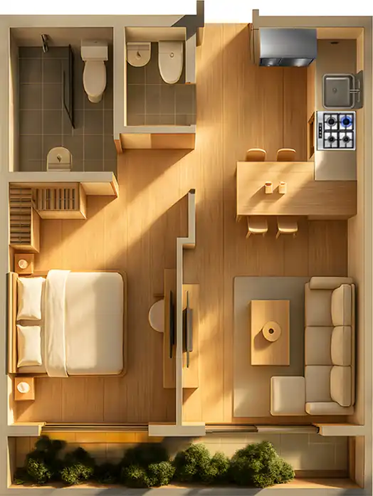 Floor Plans for Celesto Tower in Dubai
