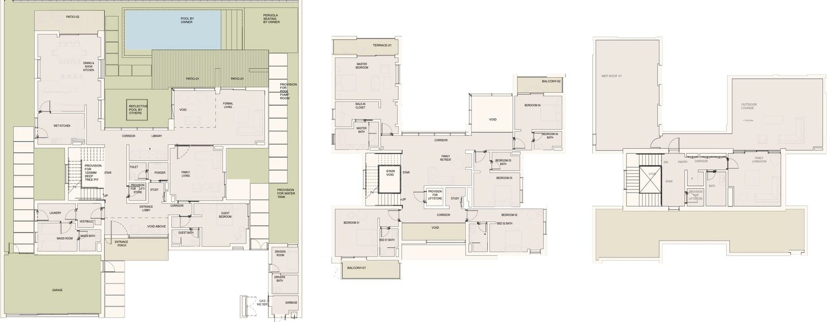 Floor Plans of Aldar Haven