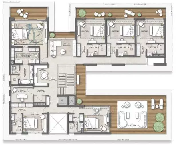 Floor Plans for IMKAN SHA Residences in Abu Dhabi