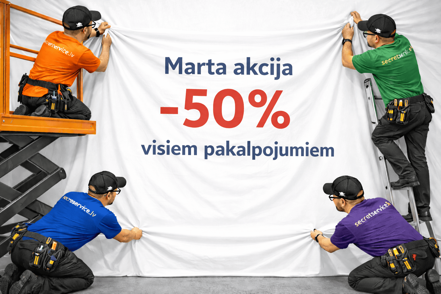 Martā – 50% atlaide drošības un inženiertehnisko sistēmu uzstādīšanai Martā akcija – 50% atlaide videonovērošanas, signalizācijas un elektrosistēmu uzstādīšanai