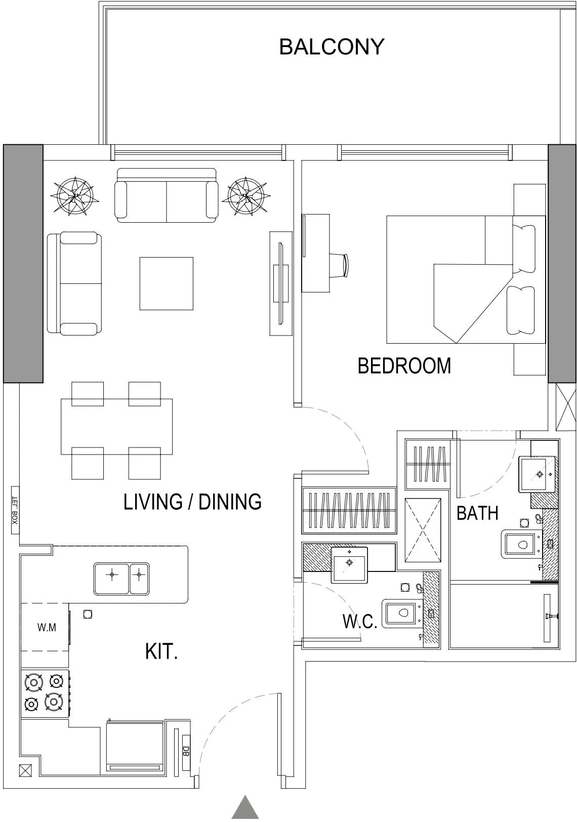 Floor Plans for Binghatti Gardenia in Dubai