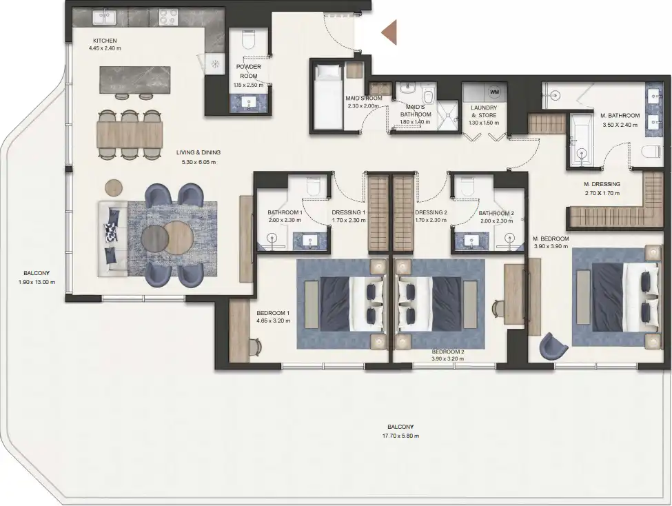 Floor Plans of Seamont Autograph Collection Residences