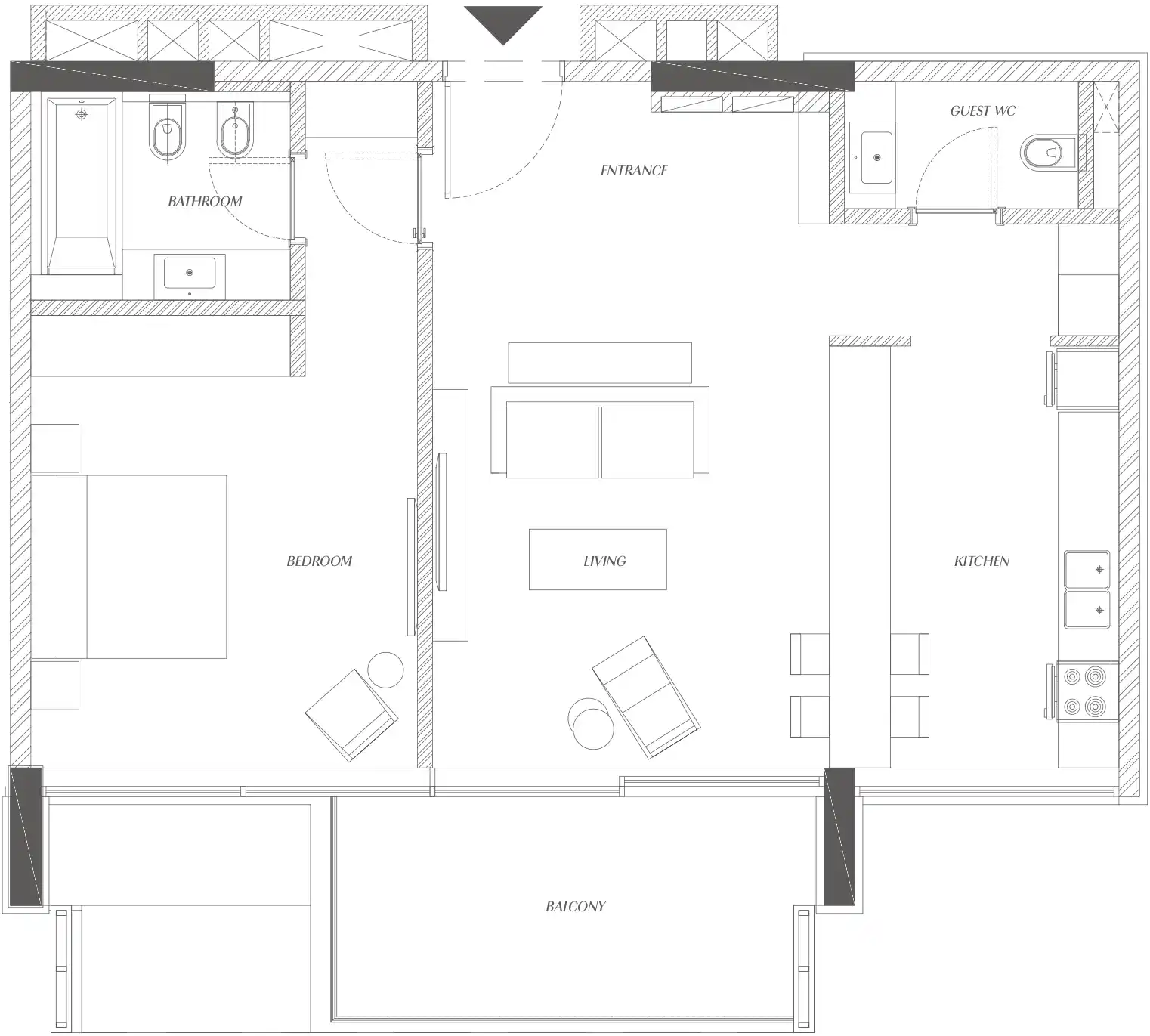 Floor Plans for Sealine Residence in Ajman