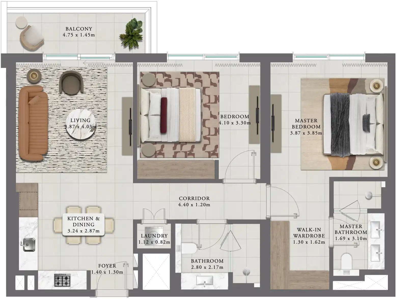 Floor Plans for Golf Trails at Emaar South in Dubai