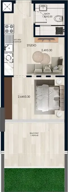 Floor Plans for Reem by Vision in Dubai