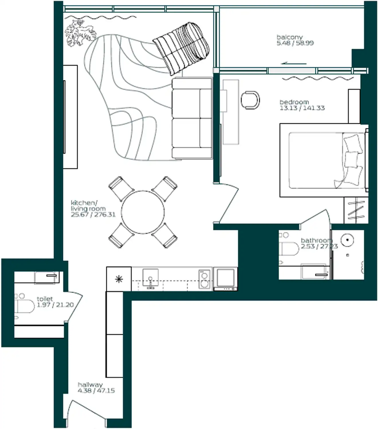 Планировки Vibe by Arsenal East