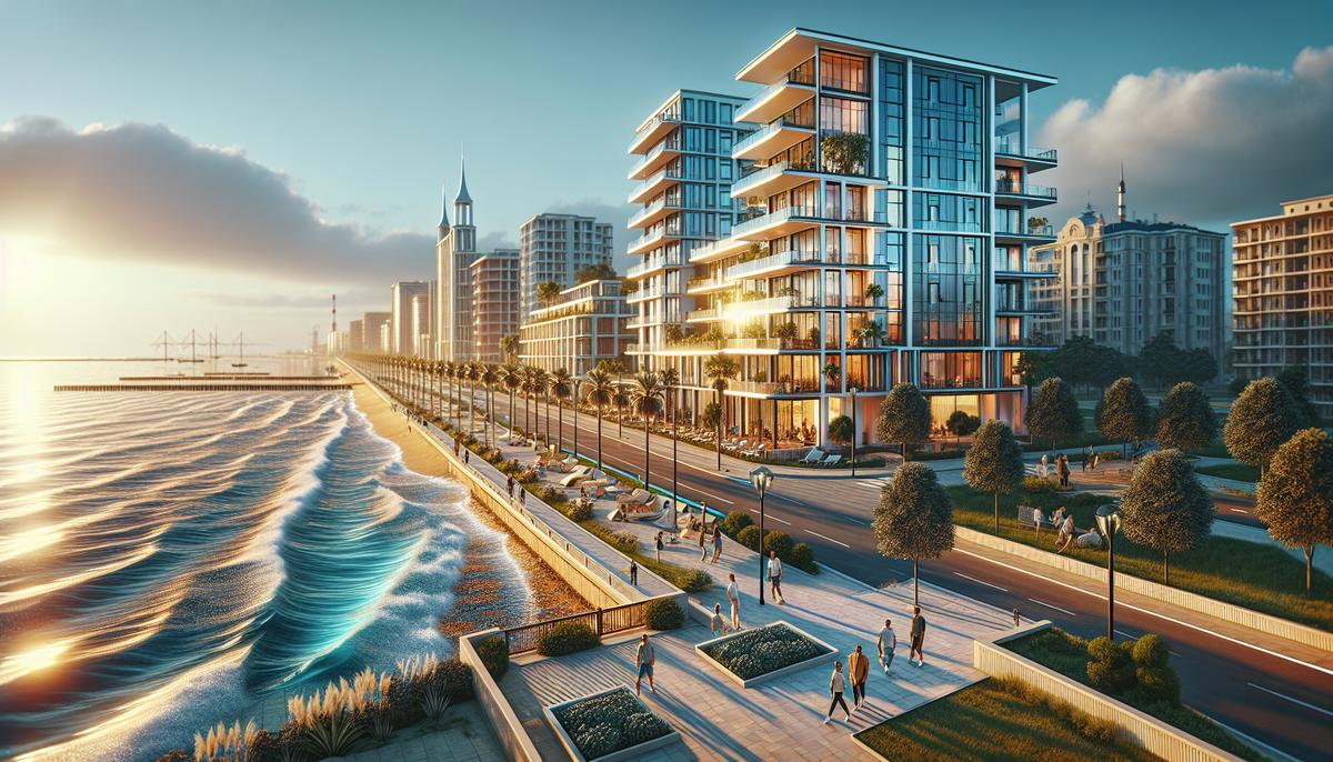 Почему квартиры в Батуми растут в цене Современные жилые дома и вид на море в Батуми