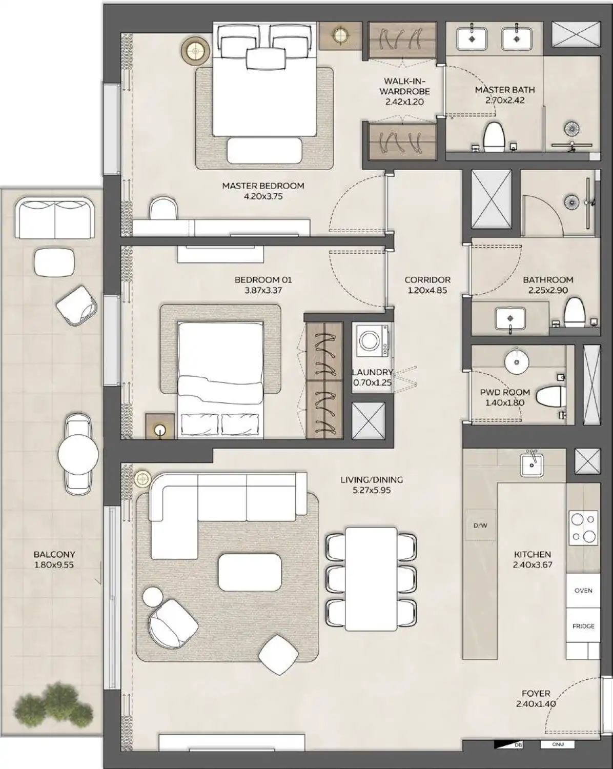 Floor Plans for MAHRA at Expo City Dubai in Dubai