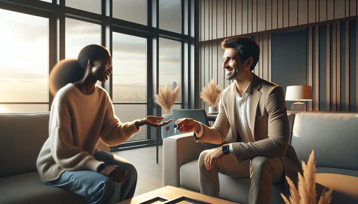 Как сдать квартиру в аренду легально в Батуми Владелец передаёт ключи от светлой квартиры в Батуми