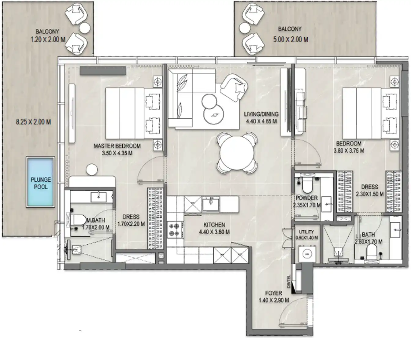 Floor Plans for Allegro Park in Dubai