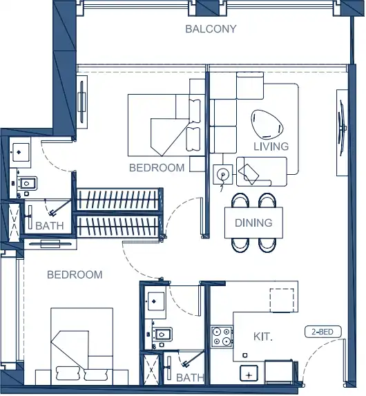 Floor Plans of Binghatti Twilight