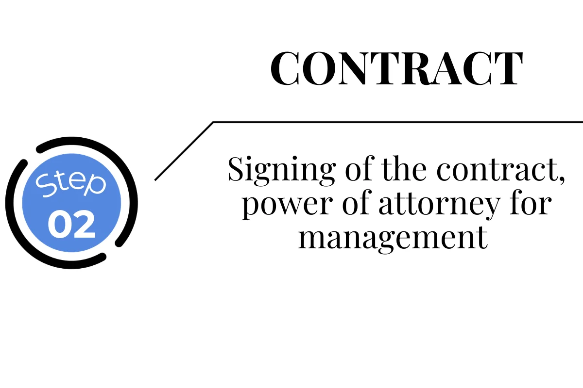 Signing the Property Management Agreement in Batumi Signing the contract and power of attorney for apartment management with a property management company in Batumi