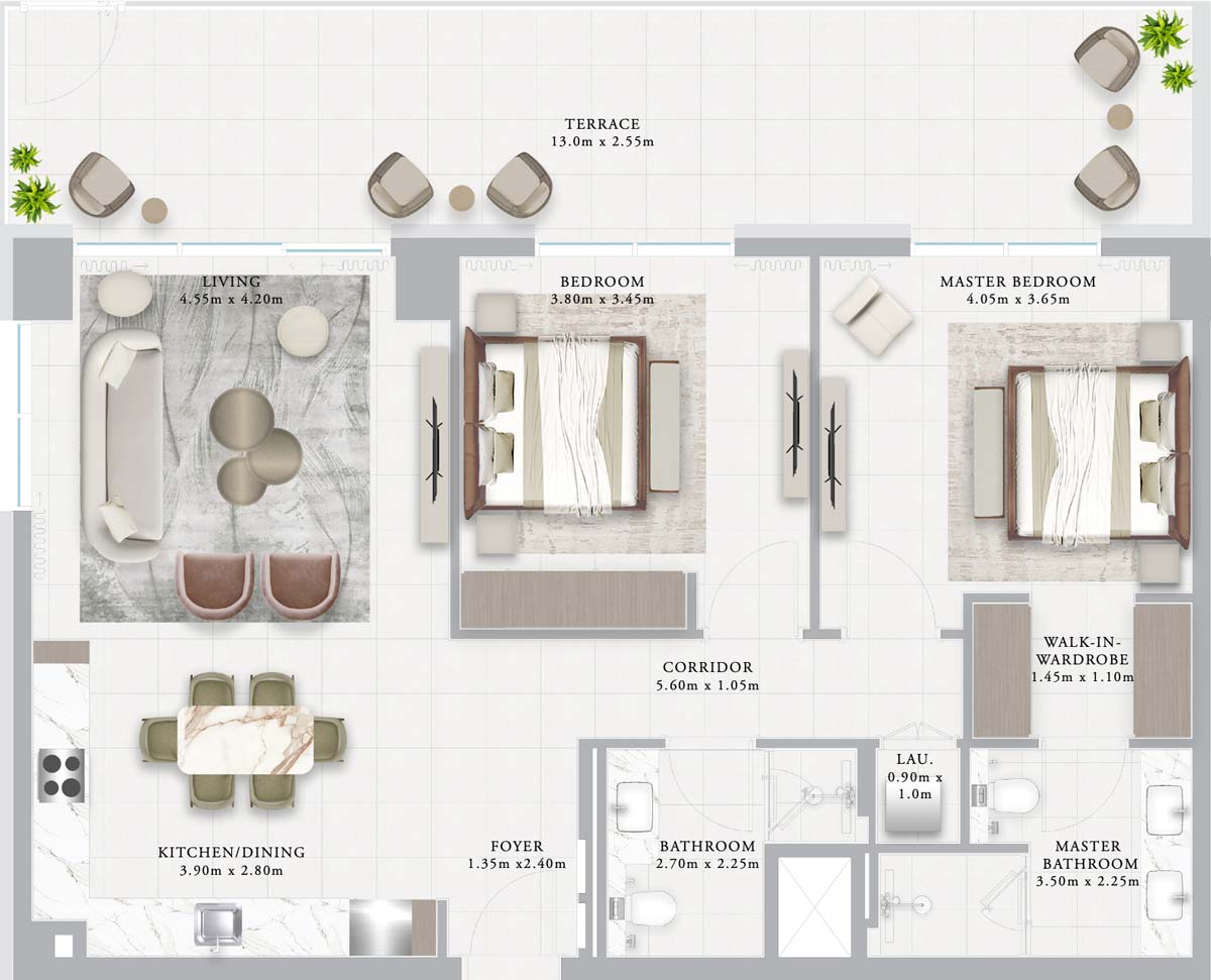 Floor Plans of Emaar Ocean Star